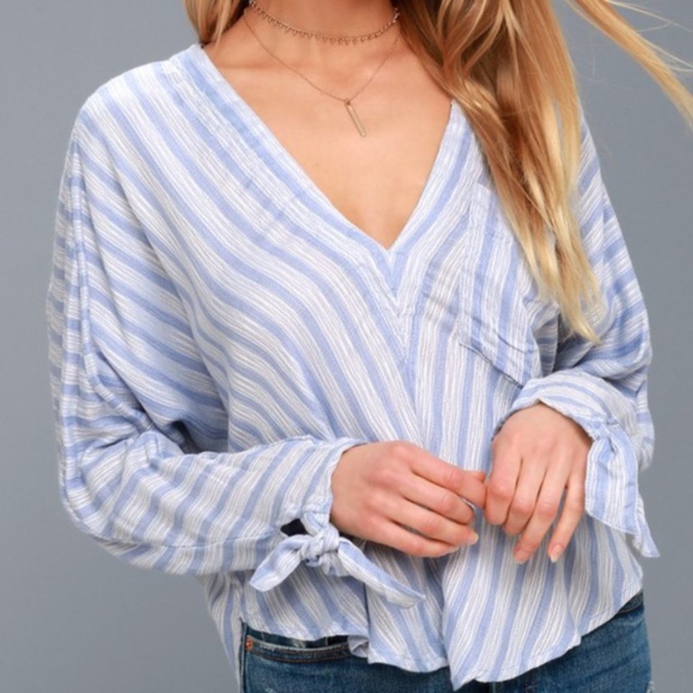 FREE PEOPLE Morning long sleeve top